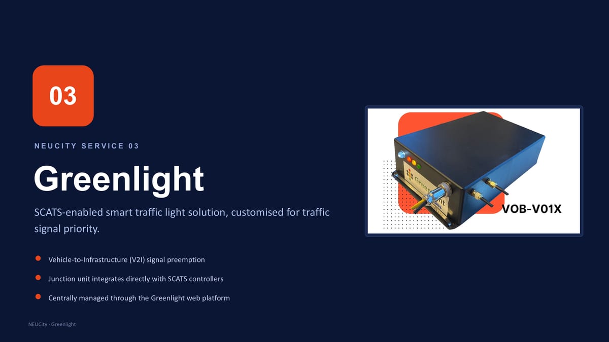 NEUCity Service 03 — Greenlight